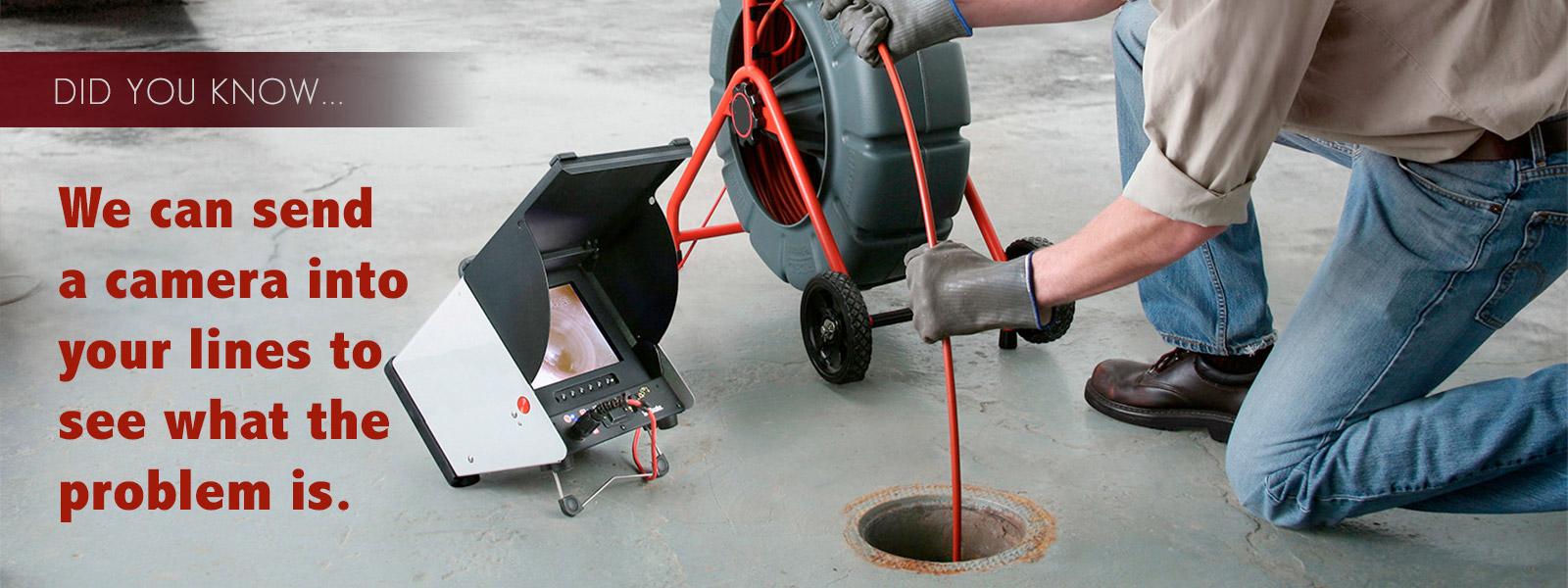 plumbing video camera inspection